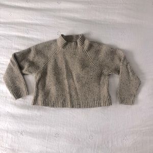 Mollusk California cropped mock neck sweater